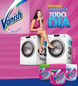 WWW.PROMOCAOVANISH.COM.BR, PROMOÇÃO LAVA & SECA TODO DIA VANISH