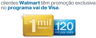 Promoção Visa Walmart
